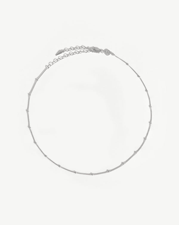 missoma Bobble Chain Choker | Sterling Silver