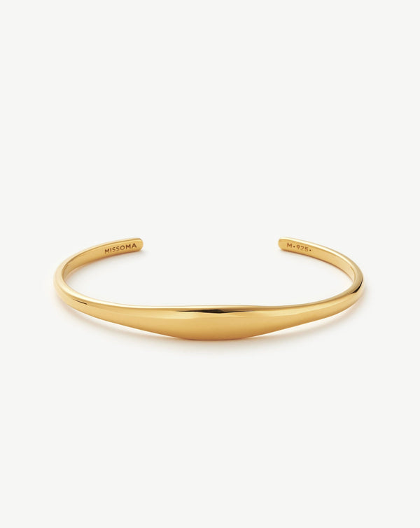 missoma Classic Cuff Bracelet | 18ct Gold Vermeil