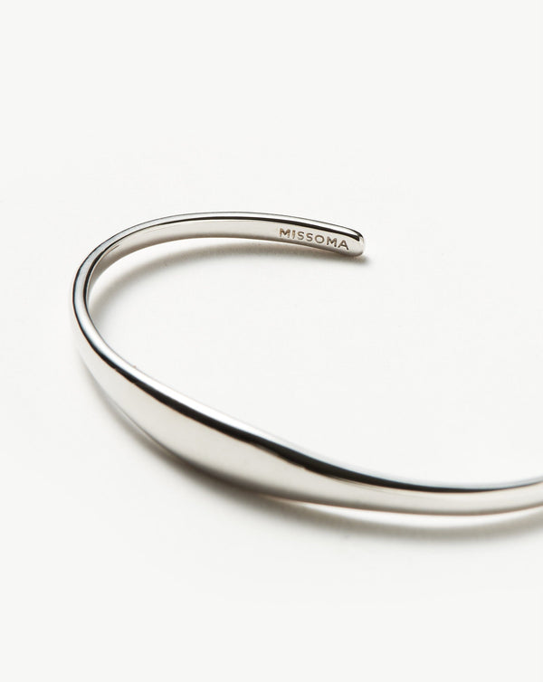 Missoma Classic Cuff Bracelet | Sterling Silver