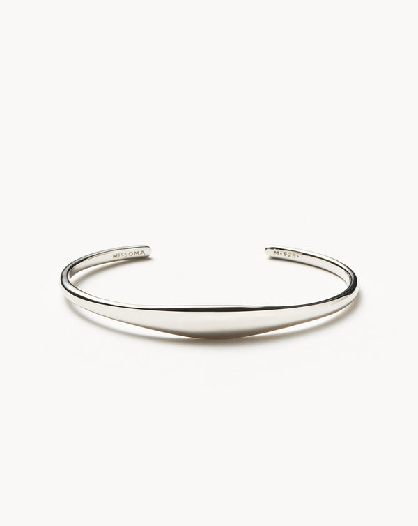 missoma Classic Cuff Bracelet | Sterling Silver