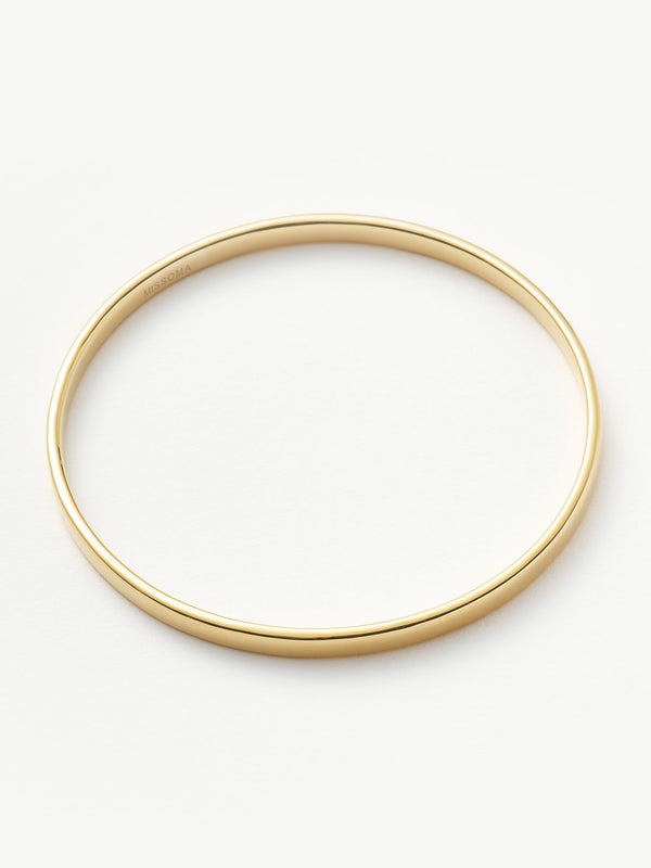 Missoma Classic Round Bangle | 18ct Gold Plated