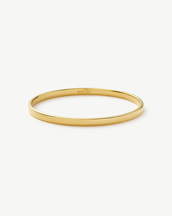 missoma Classic Round Bangle | 18ct Gold Plated