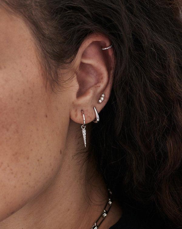 Missoma Claw Huggies | Sterling Silver UK