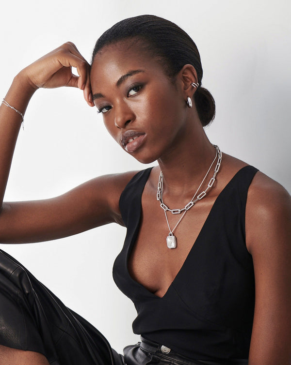 Missoma Claw Lacuna Silver Ear Cuff UK