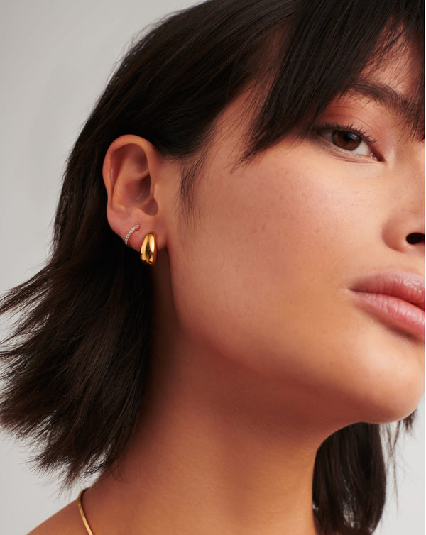 Missoma Dome Pave Earring Set UK