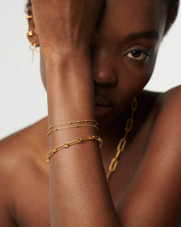 Missoma Double Chain Bracelet UK