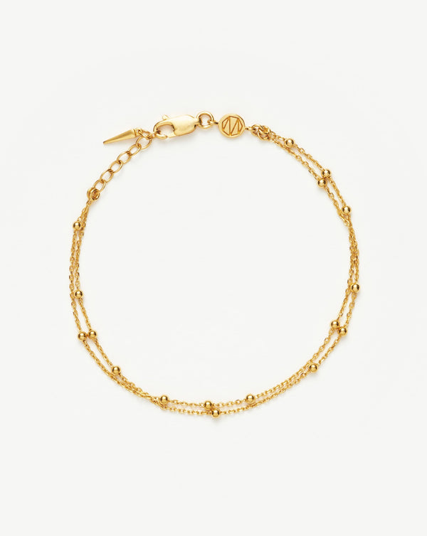 missoma Double Chain Bracelet UK