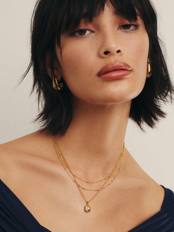 Missoma Double Chain Gold Necklace UK
