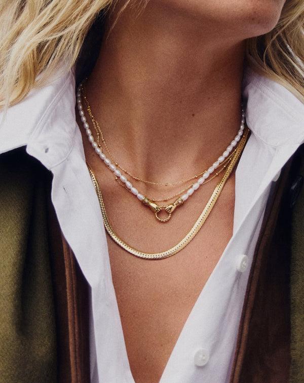 Missoma Double Chain Gold Necklace UK