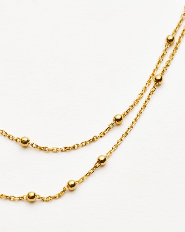 Missoma Double Chain Gold Necklace UK