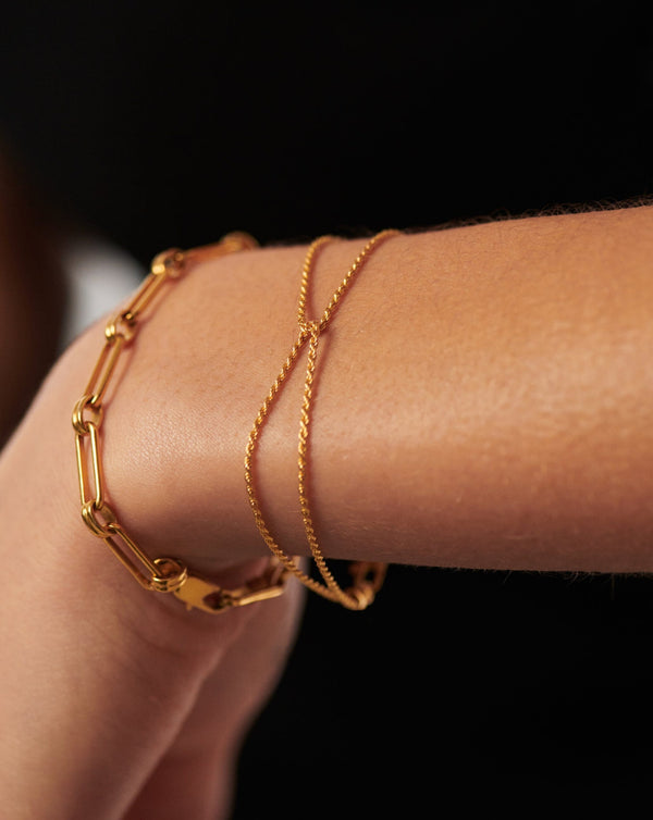 Missoma Double Rope Bracelet | 18ct Gold Vermeil