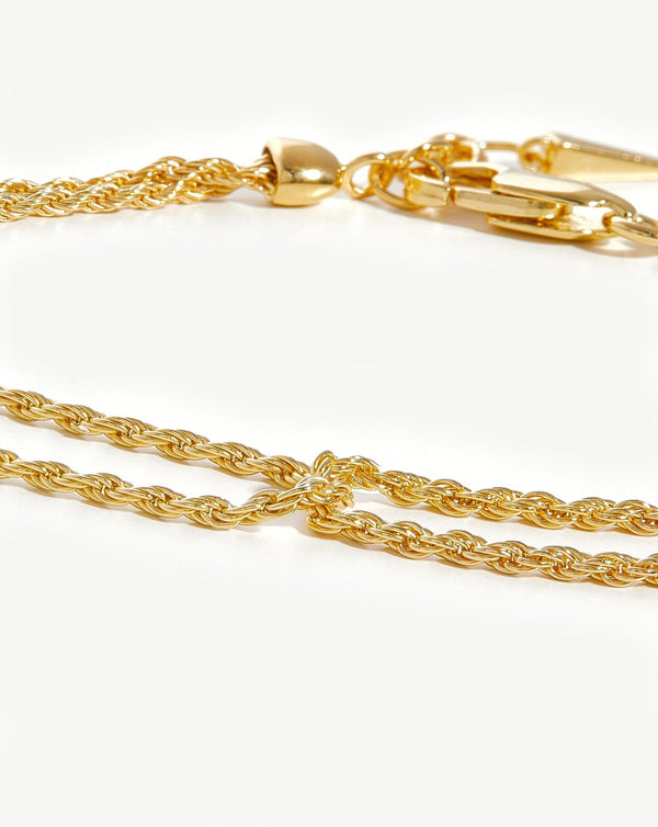 Missoma Double Rope Bracelet | 18ct Gold Vermeil