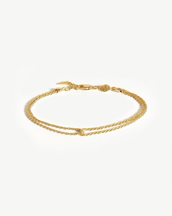 missoma Double Rope Bracelet | 18ct Gold Vermeil
