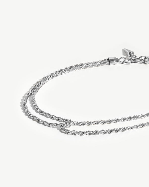 Missoma Double Rope Bracelet | Sterling Silver
