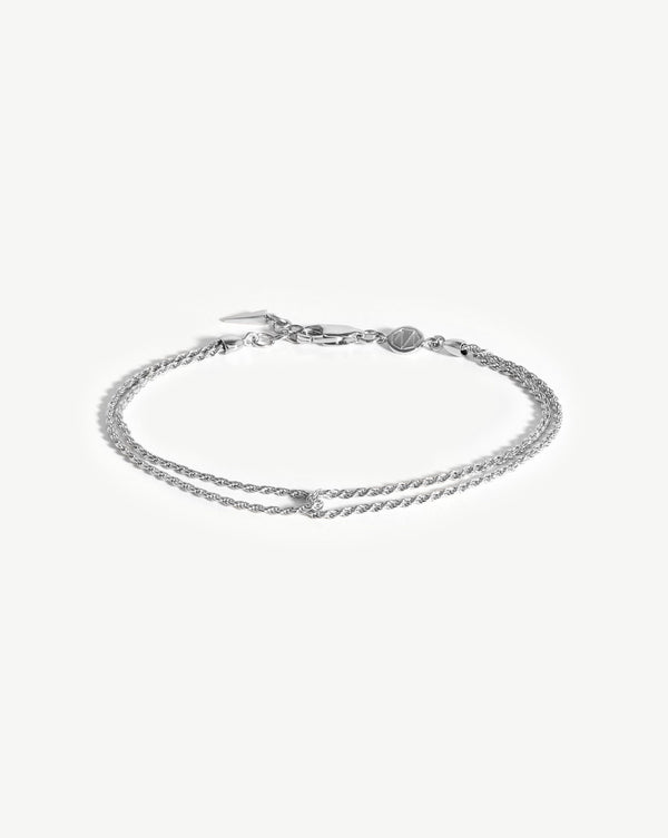 missoma Double Rope Bracelet | Sterling Silver