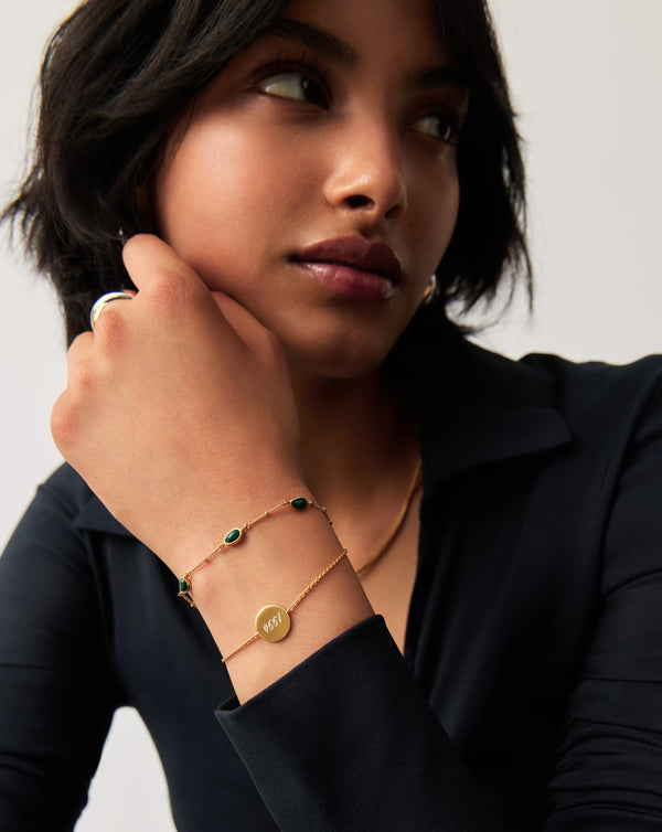 Missoma Engravable Round Bracelet UK