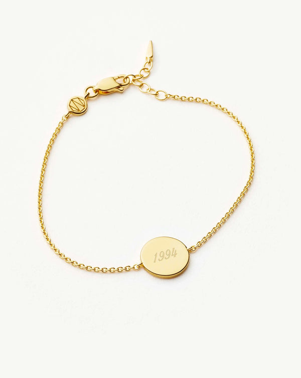 Missoma Engravable Round Bracelet UK