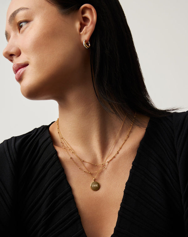 Missoma Engravable Round Necklace UK