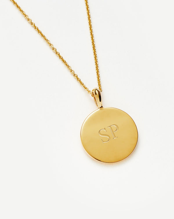 Missoma Engravable Round Necklace UK