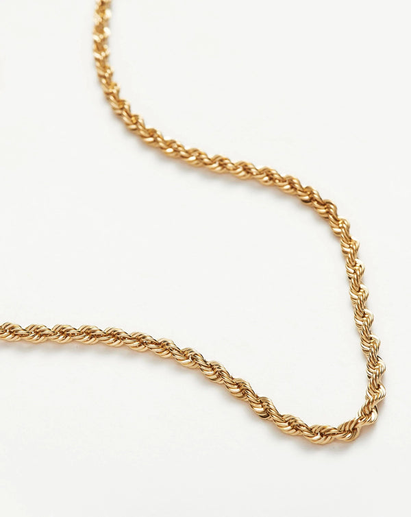 Missoma Fine Classic Rope Chain Necklace