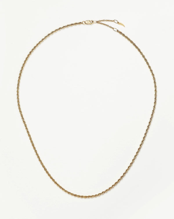 missoma Fine Classic Rope Chain Necklace