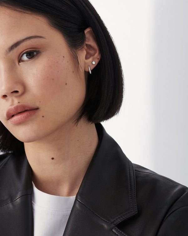 Missoma Fine Classic Solitaire Stud Earrings