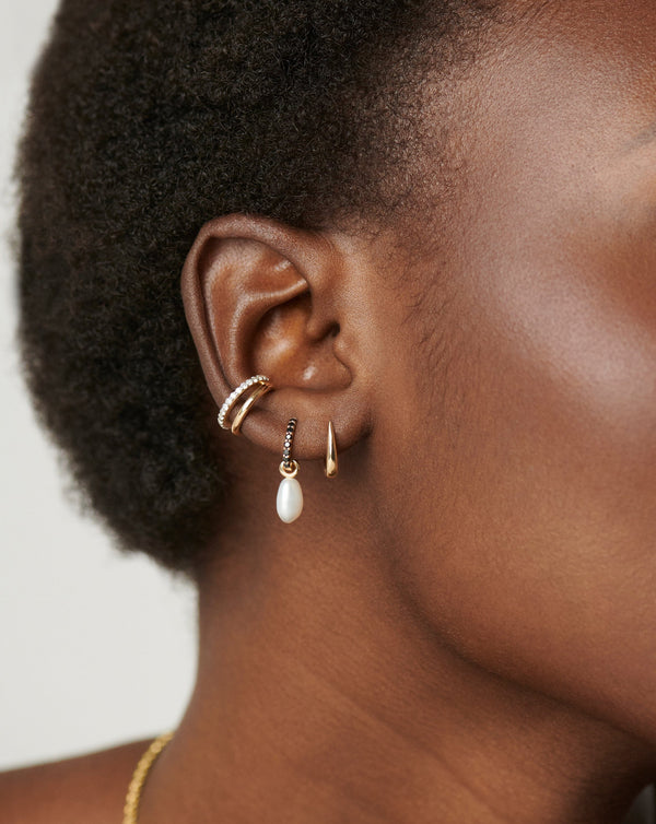 Missoma Fine Claw Huggies | 14ct Solid Gold