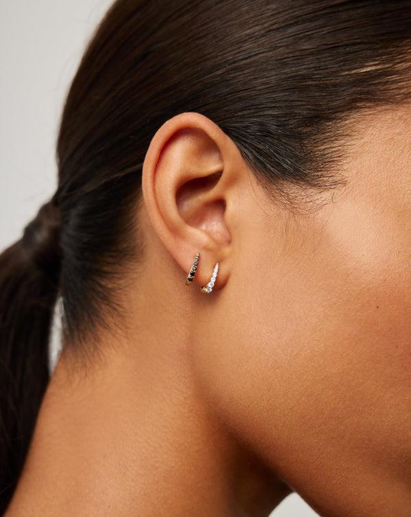 Missoma Fine Claw Huggies | 14ct Solid Gold/Diamond