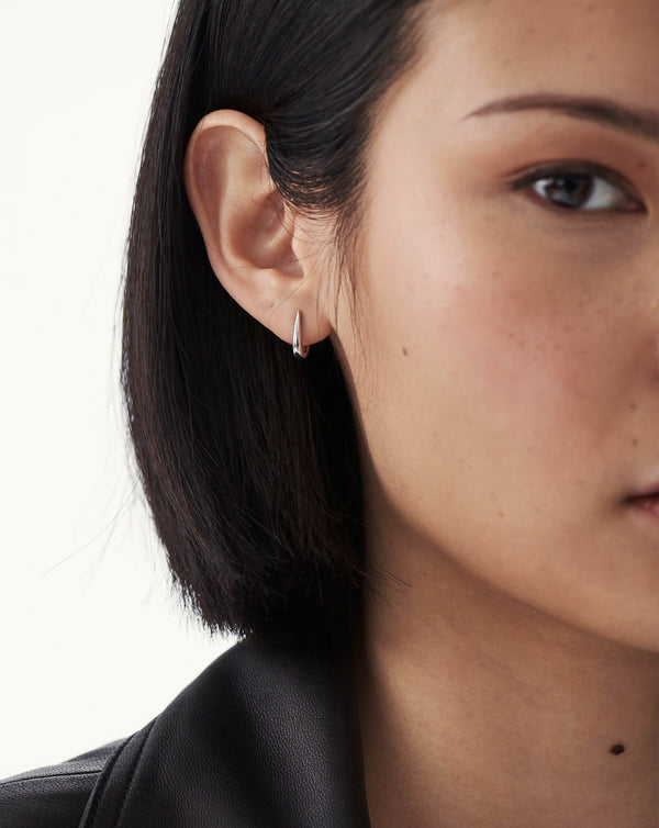 Missoma Fine Claw Huggies | 14ct White Gold