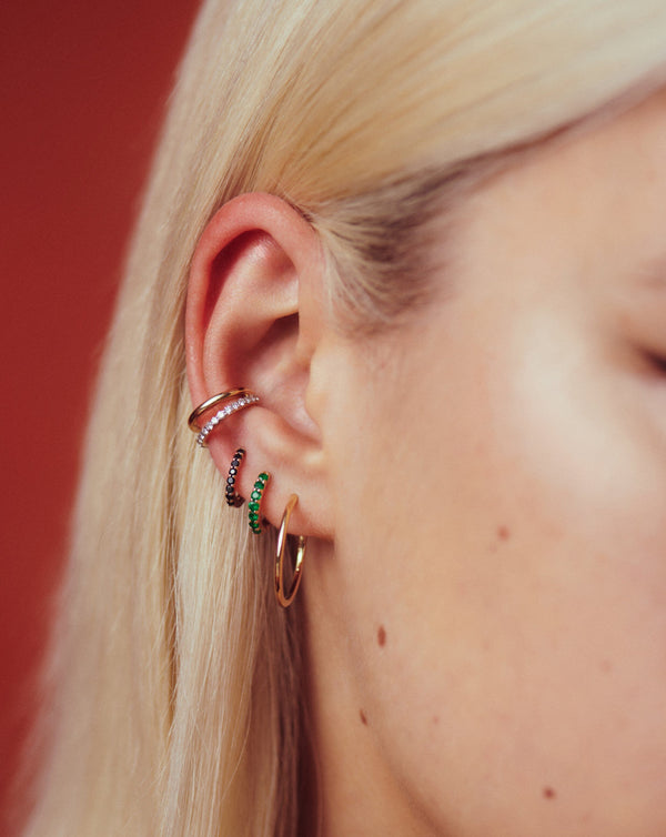 Missoma Fine Diamond Double Ear Cuff UK