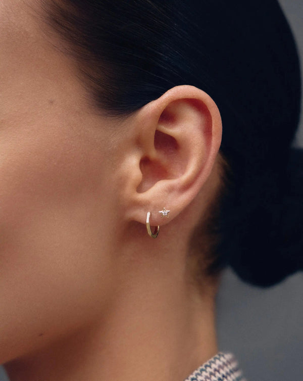 Missoma Fine Huggies | 14ct Yellow Gold Earrings