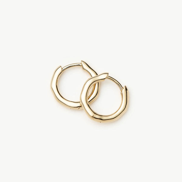 missoma Fine Huggies | 14ct Yellow Gold Earrings