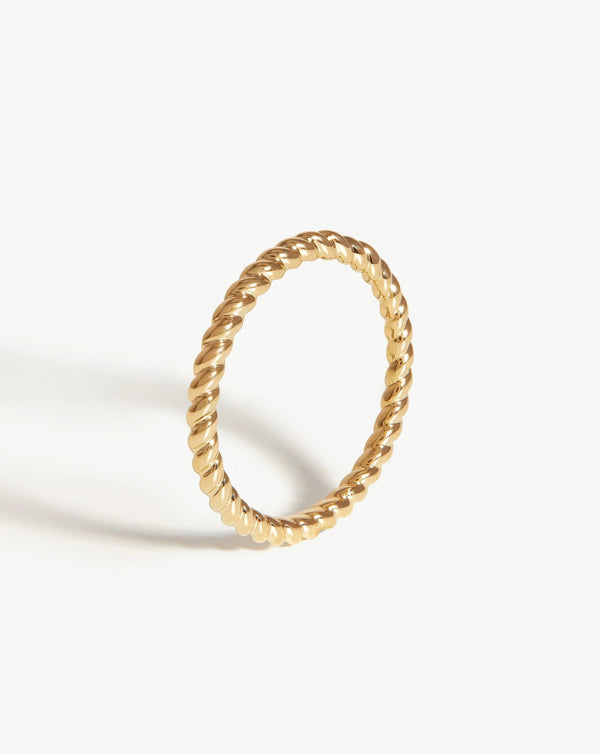 missoma Fine Rope Ring | 14ct Solid Gold