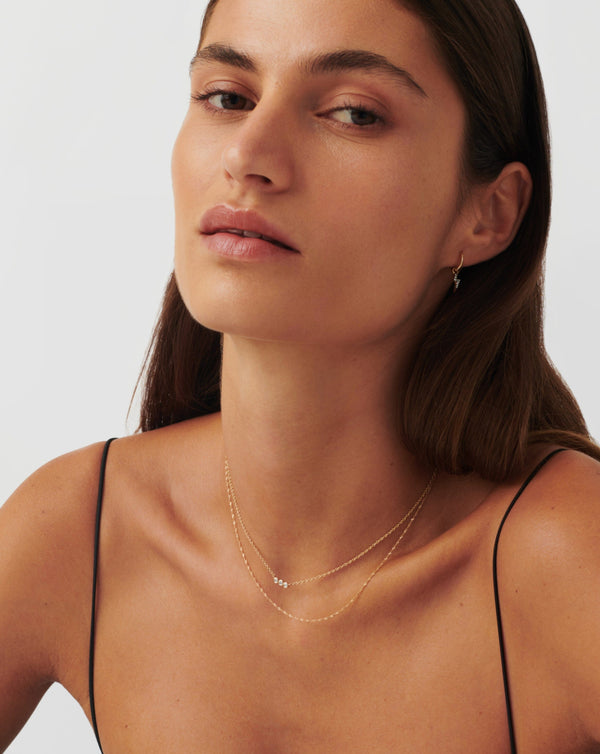 Missoma Fine Twisted Short Chain Necklace