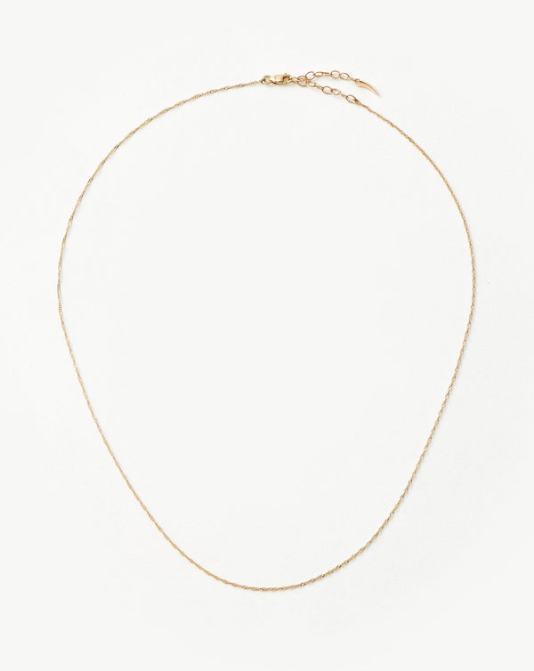 missoma Fine Twisted Short Chain Necklace