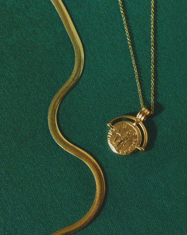 Missoma Flat Snake Chain Necklace UK