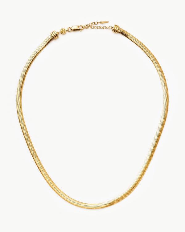 missoma Flat Snake Chain Necklace UK