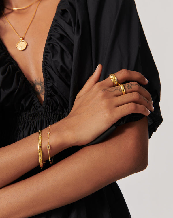 Missoma Floating Stone Charm Bracelet UK