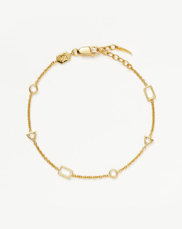 missoma Floating Stone Charm Bracelet UK