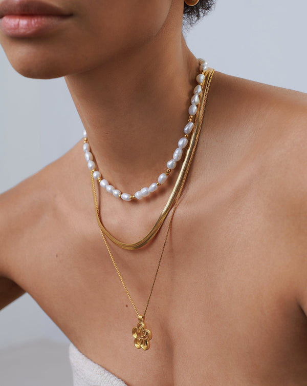 Missoma Good Vibes Pearl Choker UK