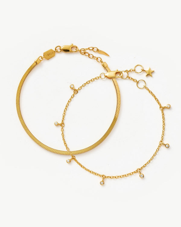 missoma Interstellar Chain Bracelet Set