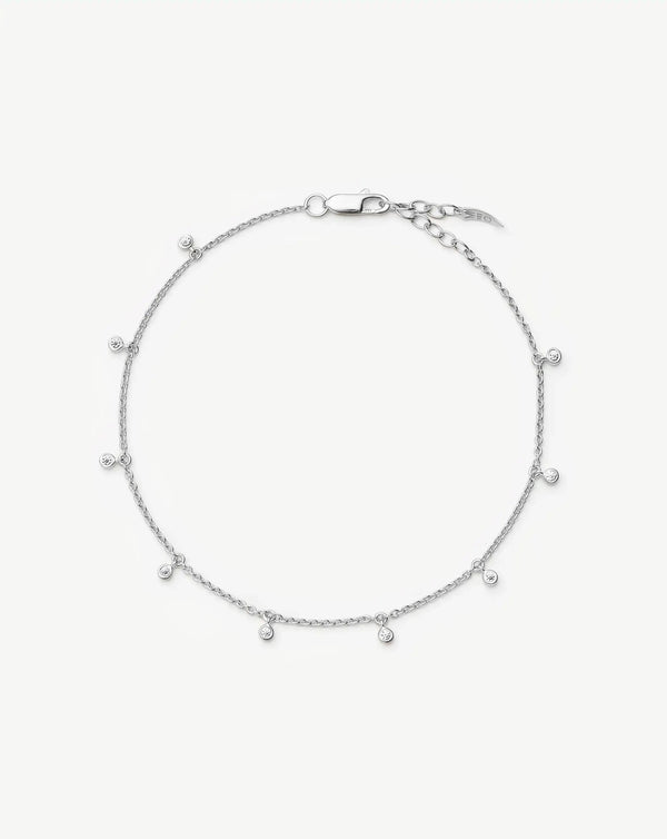 missoma Interstellar Drop Bracelet | Silver Plated