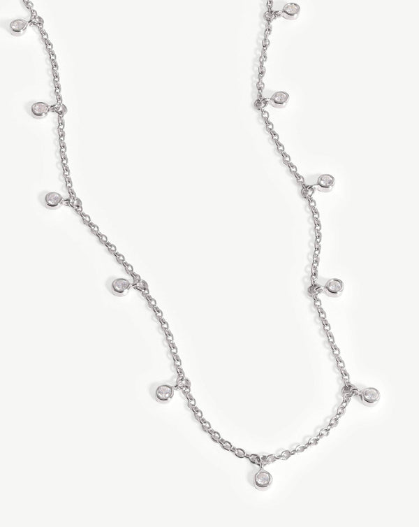 Missoma Interstellar Drop Silver Choker UK