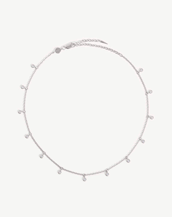 missoma Interstellar Drop Silver Choker UK