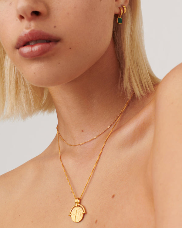 Missoma Isa Curb Chain Necklace UK