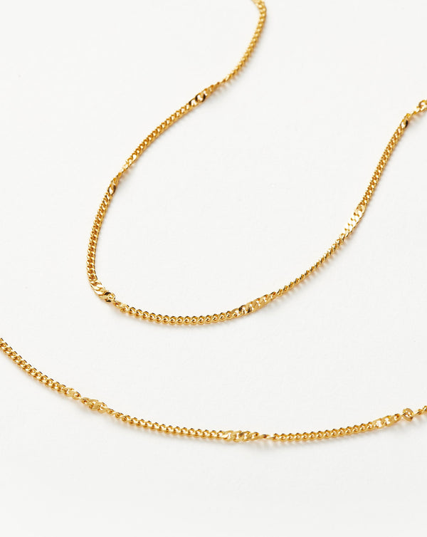 Missoma Isa Curb Chain Necklace UK