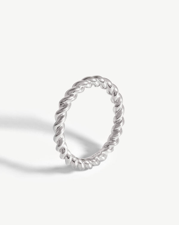 missoma Lasso Stacking Ring | Sterling Silver