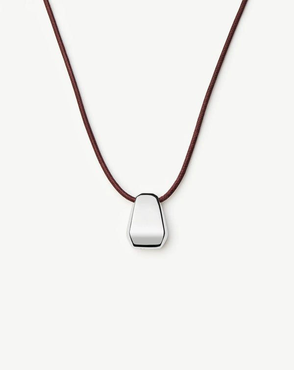 missoma Lucy Williams Arco Cord Necklace | Silver UK