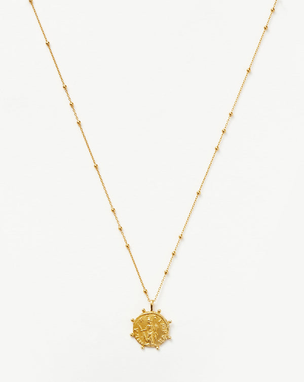 missoma Lucy Williams Beaded Coin Necklace | Gold UK