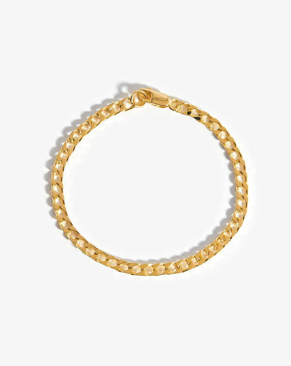 missoma Lucy Williams Flat Curb Chain Bracelet UK